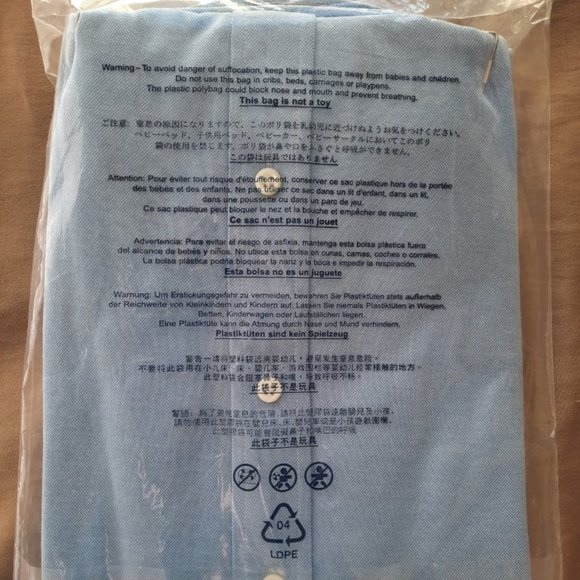 NEW UNOPENED Ralph Lauren Knit Jersey, New Harbor Blue/White, Medium - Picture 4 of 4